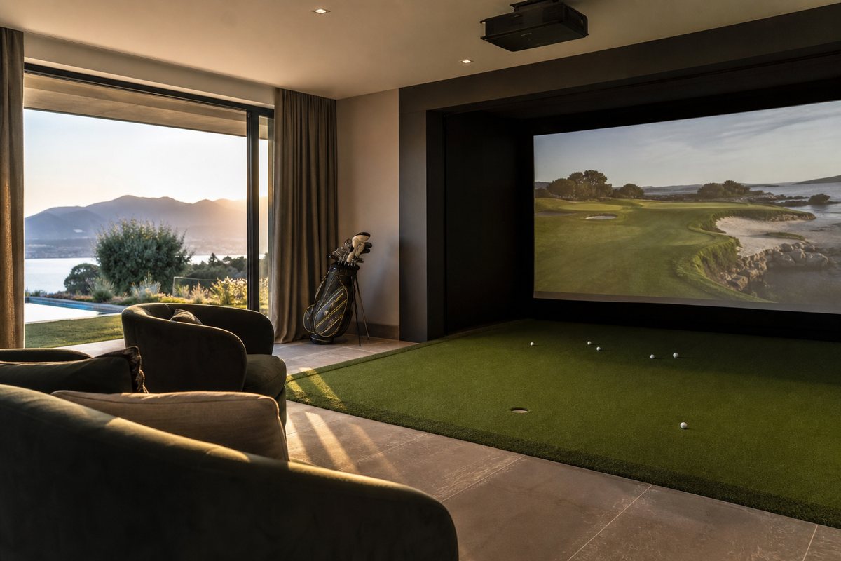 Réalisation de simulateur de golf indoor GolfIndoor